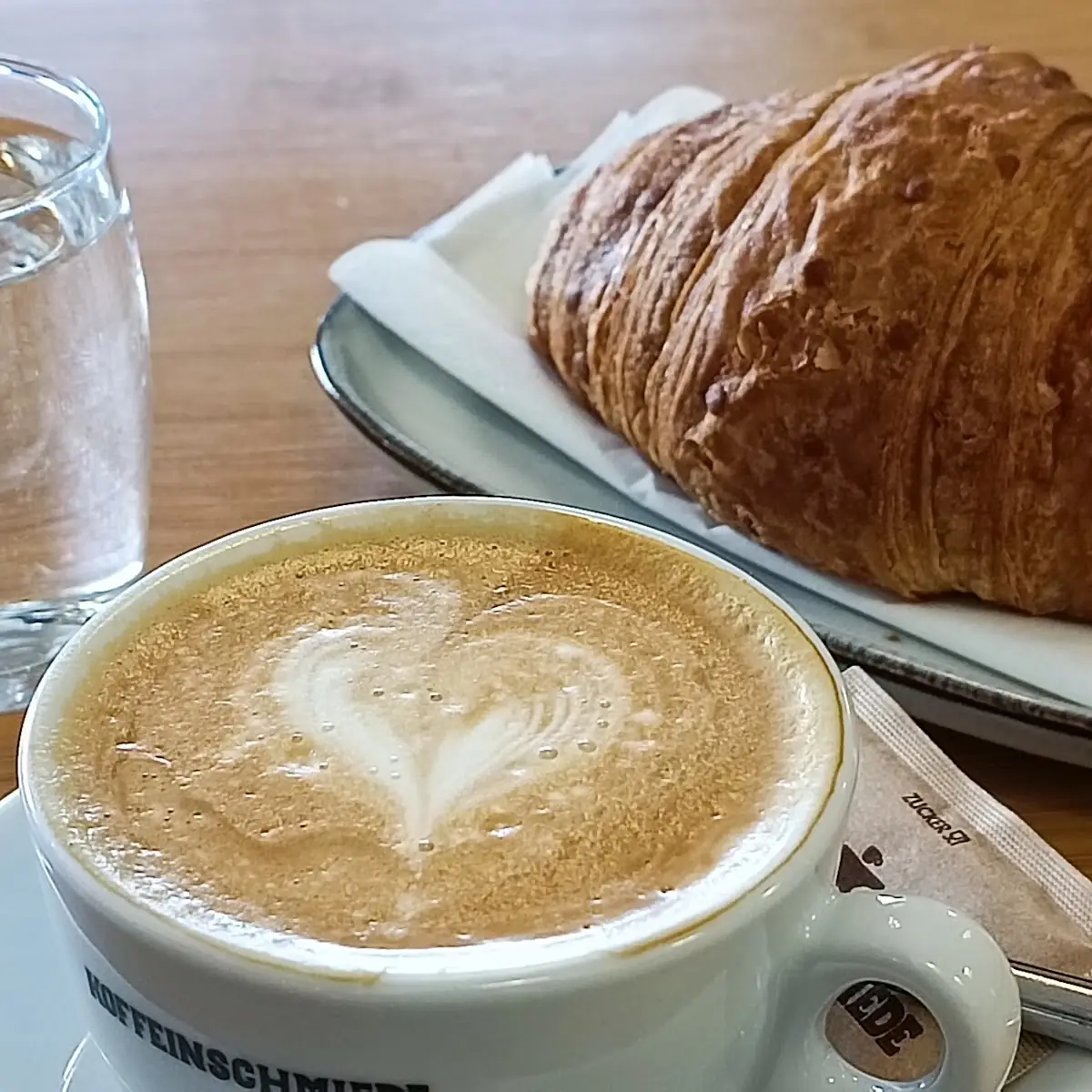 Cappuccino and Croissant