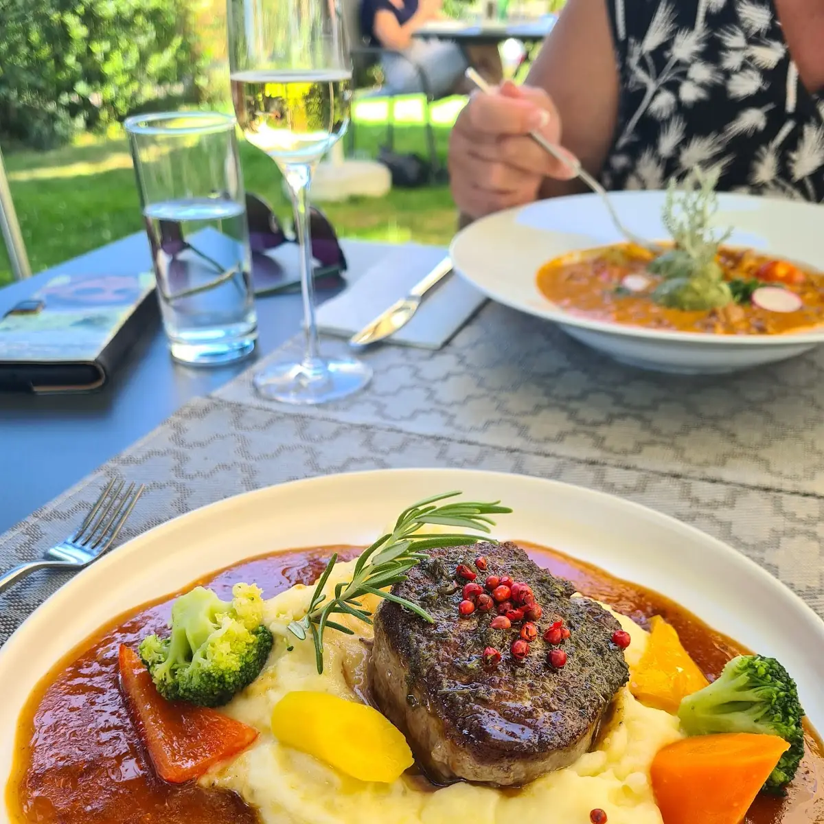 Filetsteak Auf Trüffelpüree