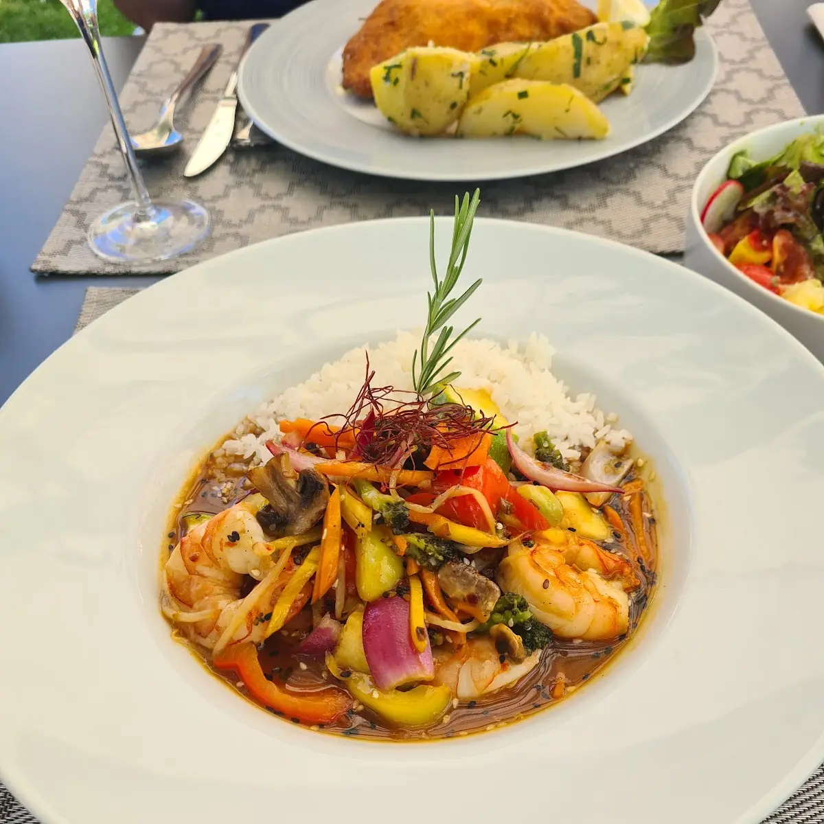 Riesengarnelen Aus Dem Wok