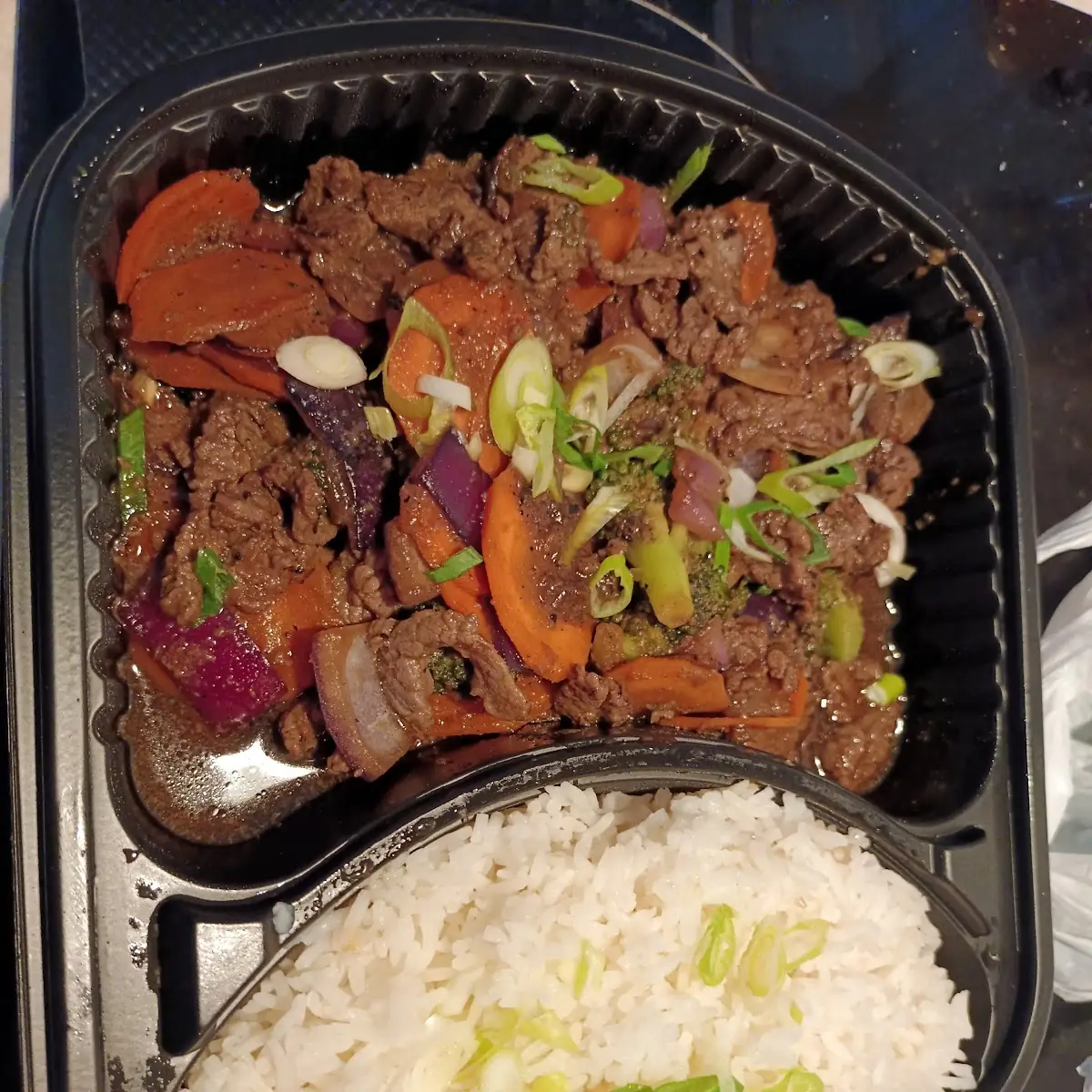 Bulgogi Rindfleisch Mit Reis