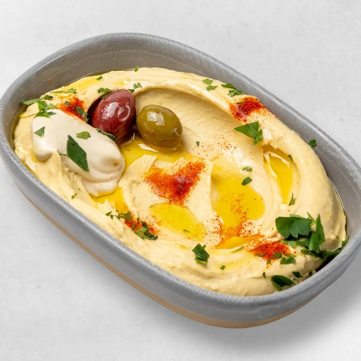 Grillgemüse Auf Hummus Grilled Vegetables