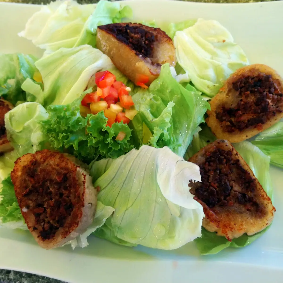 Schafskäse Mit Frischen Salat