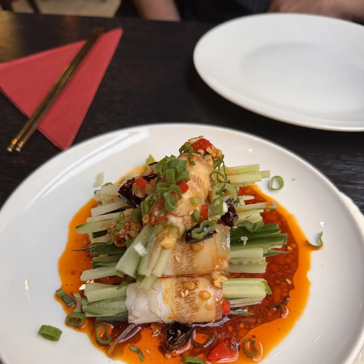 Cucumber in Garlic Sauce