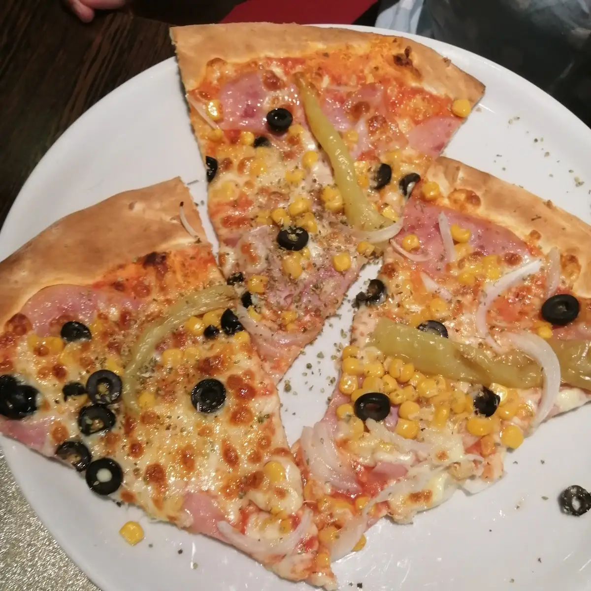 Kleine Pizza Carbonara Familiar
