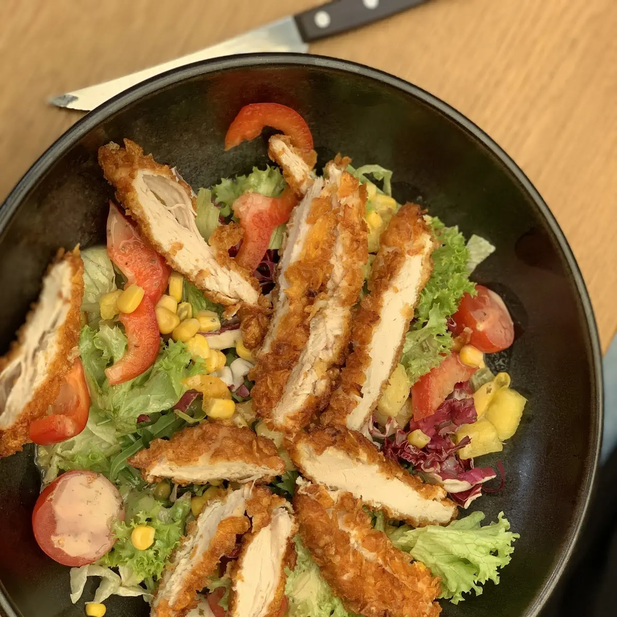 Crispy Chicken Salat