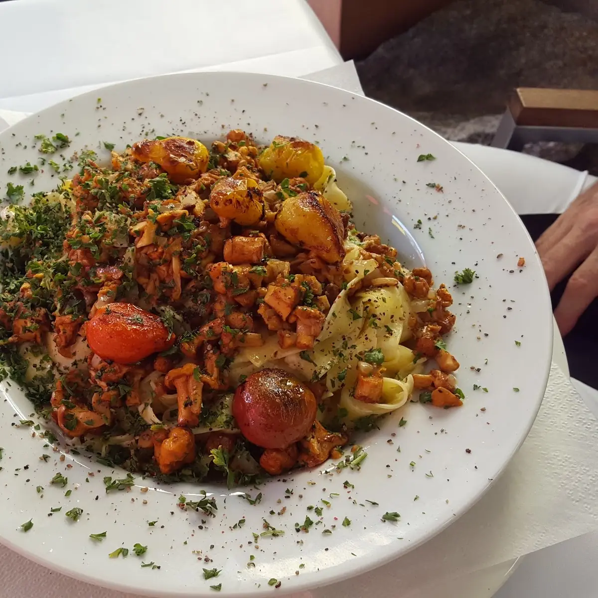 Tagliatelle Mit Eierschwammerl
