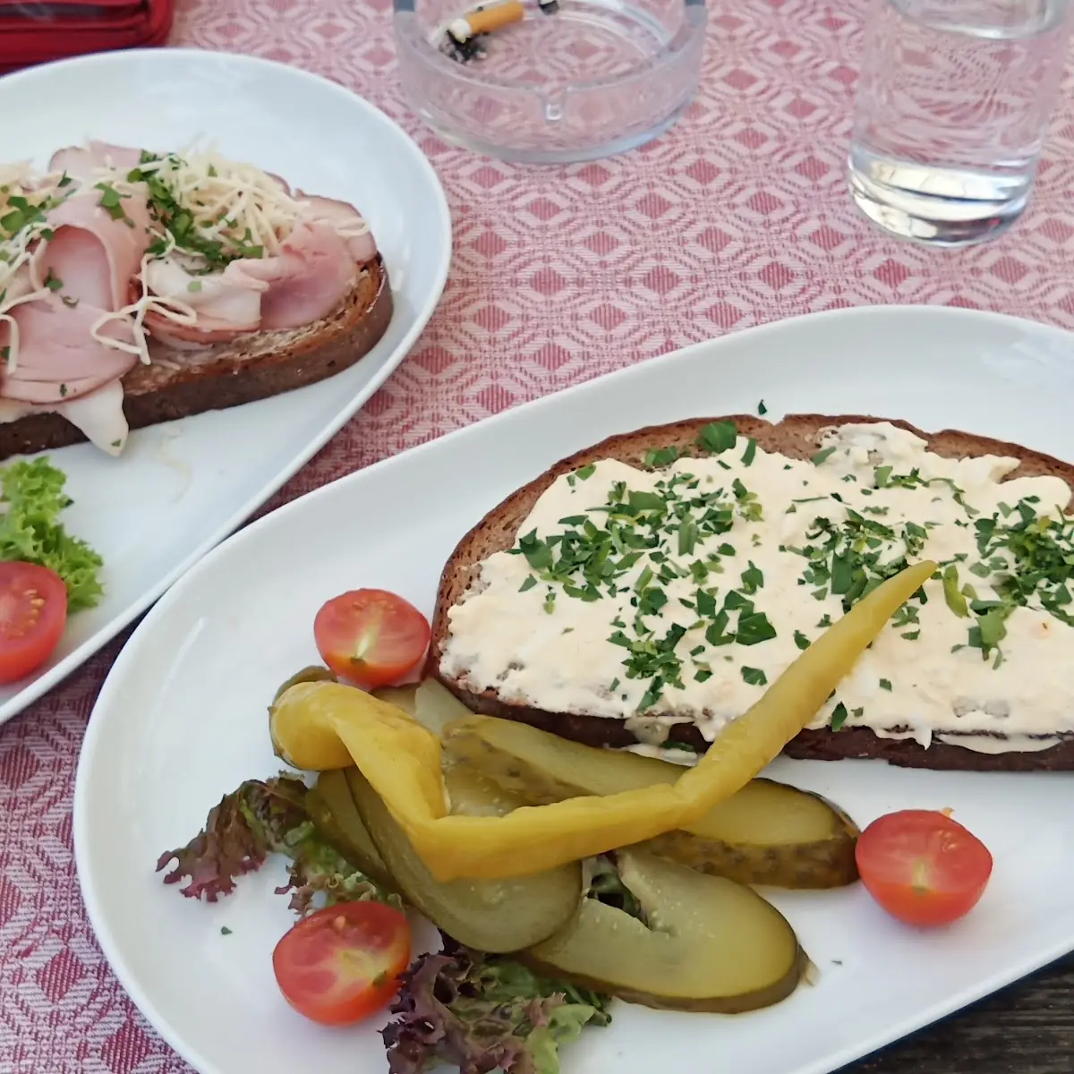 Weinviertler Schinkenbrot Garniert