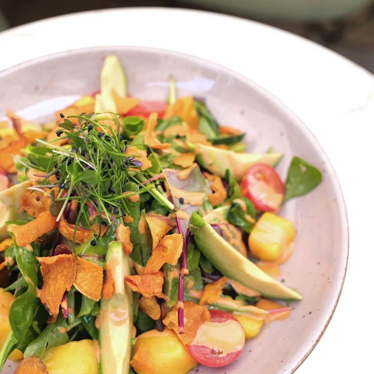 Salade D'avocat Et Mangue