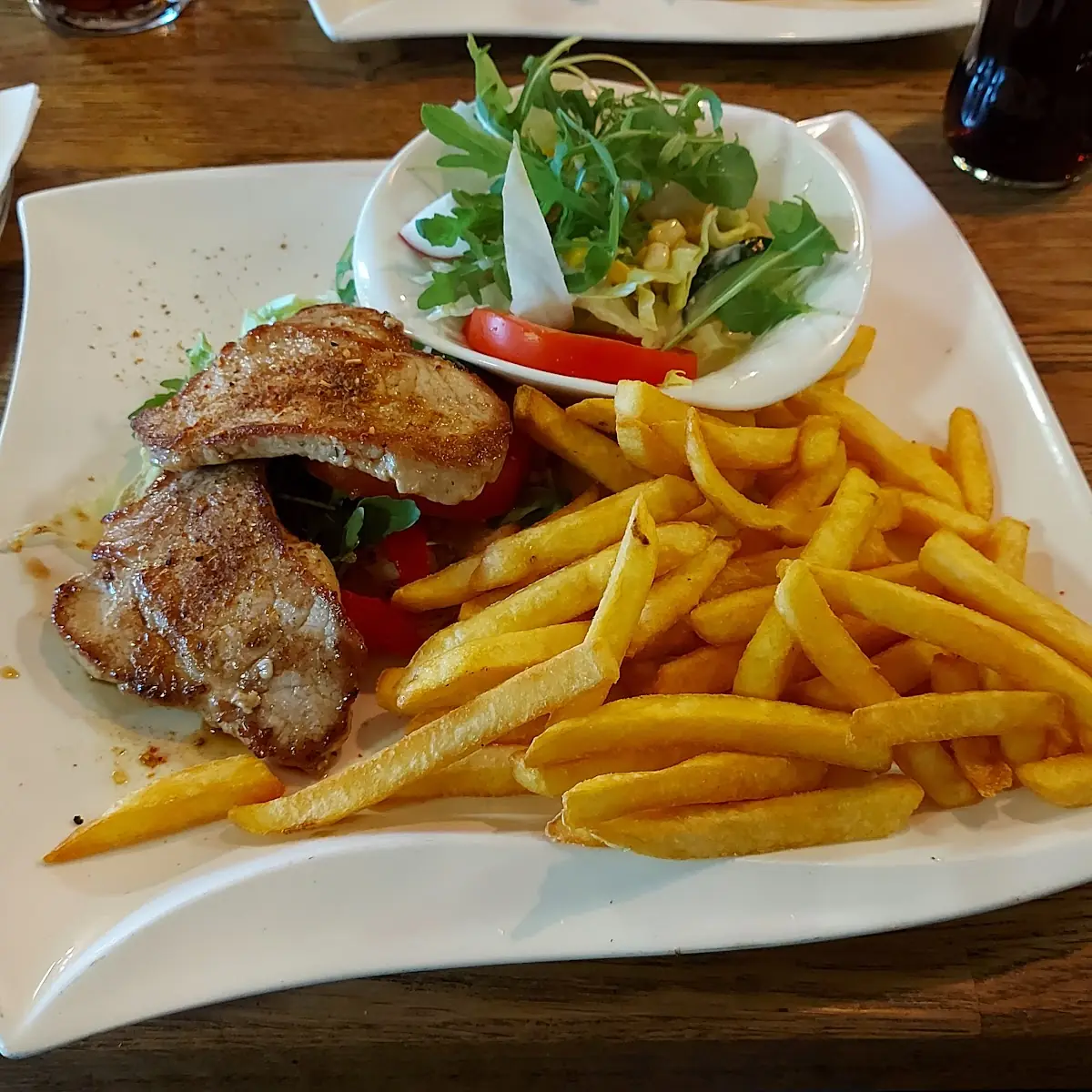 Steak-toast Mit Pommes