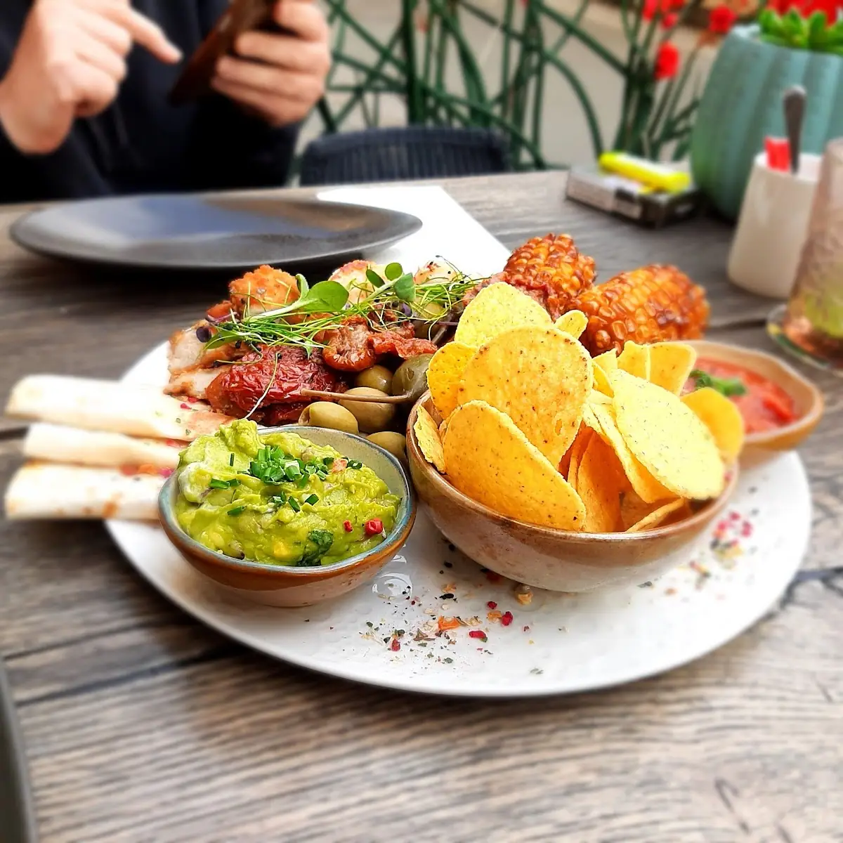 Mexikanische Snackplatte