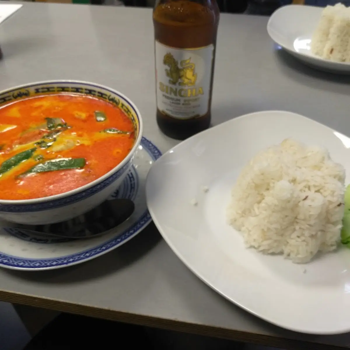 Rotes Thai Curry Huhn