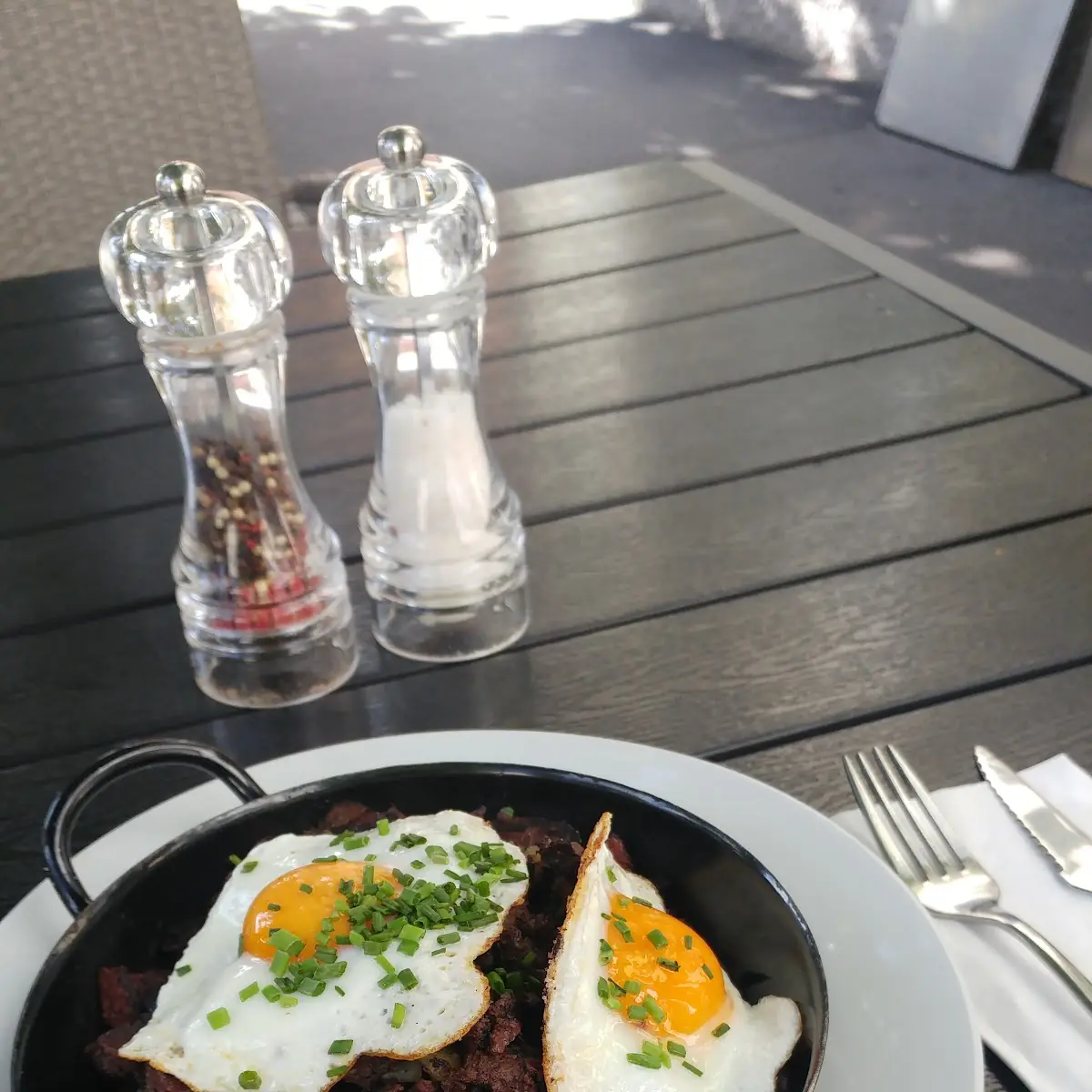 Blutwurst Geröstel