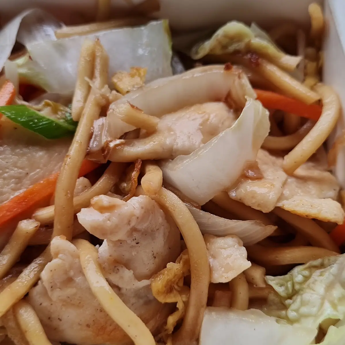 Gebratene Nudeln Mit Gemüse