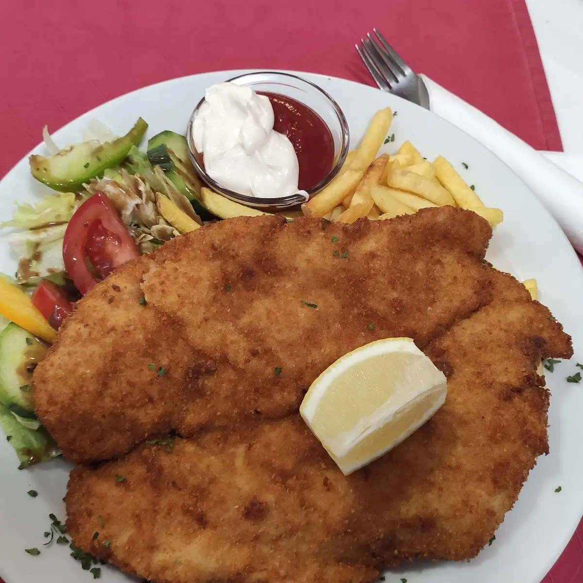 Schnitzel Fiorentina