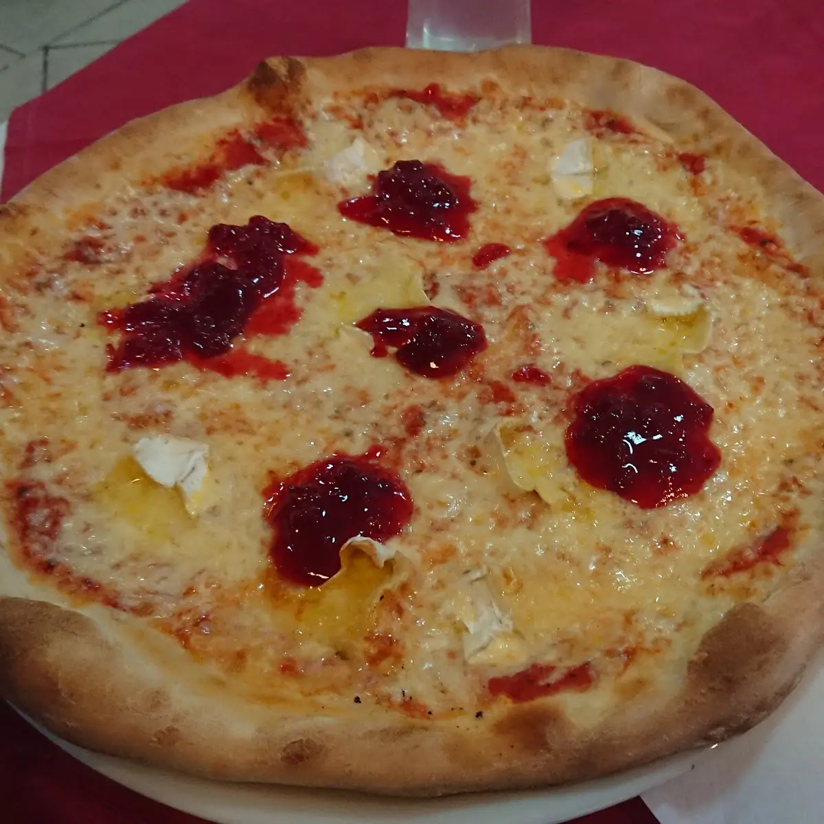 Süße Pizza