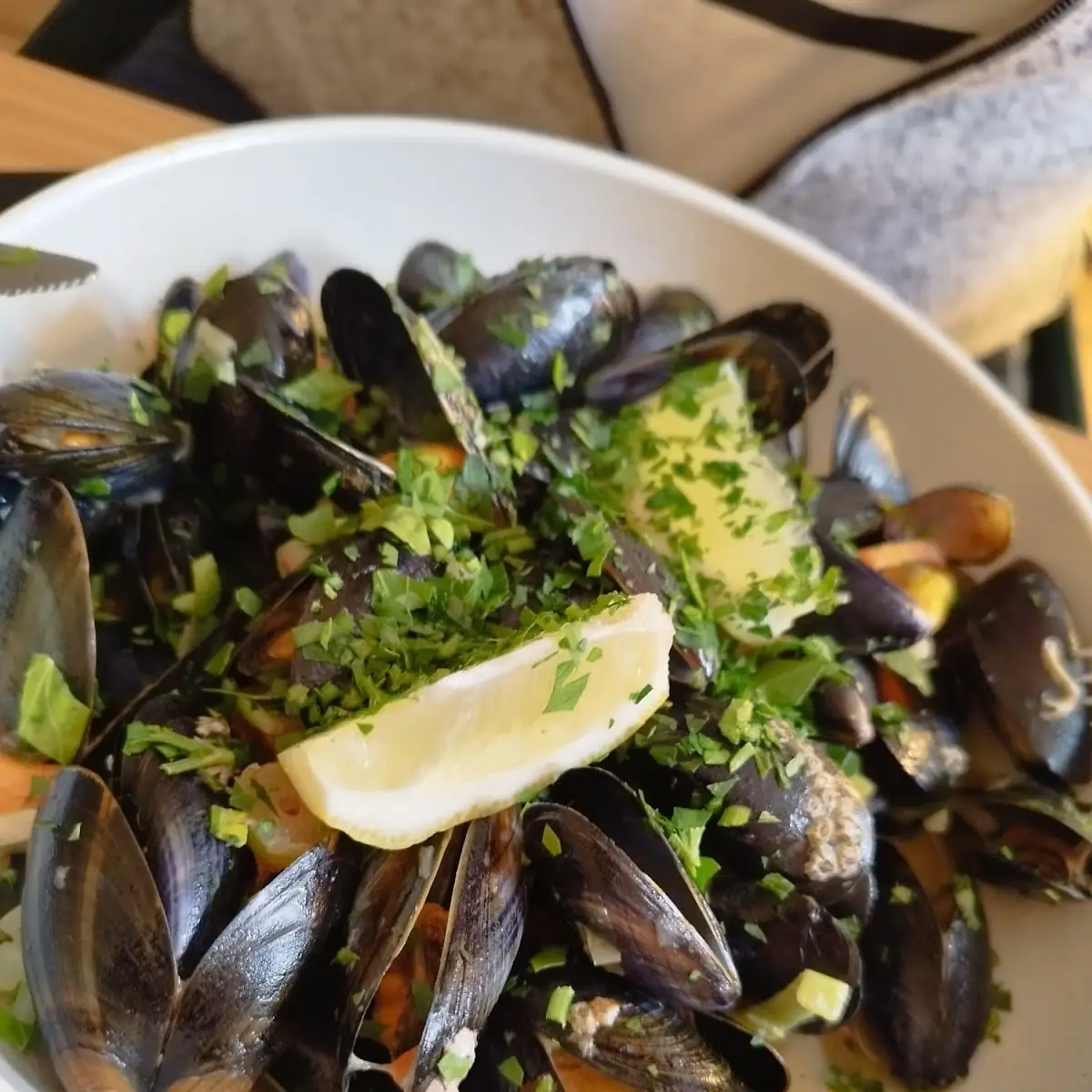 Miesmuscheln In Weißweinsauce