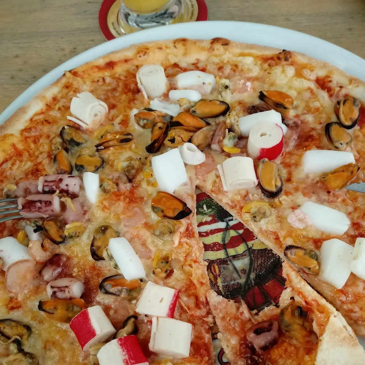 Nickel Meeresfrüchte Pizza Knusprig Ein Traum Danke Danke
