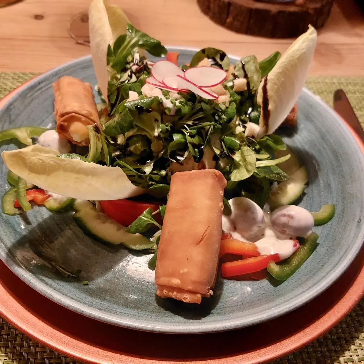 Salat Mit Gebackenem Feta