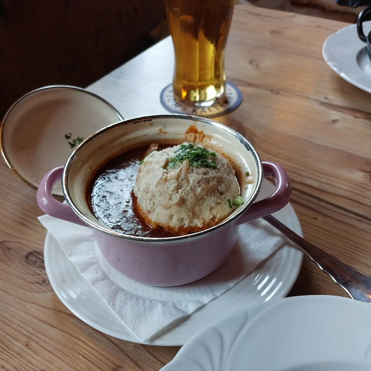 Gulasch Mit Knödel