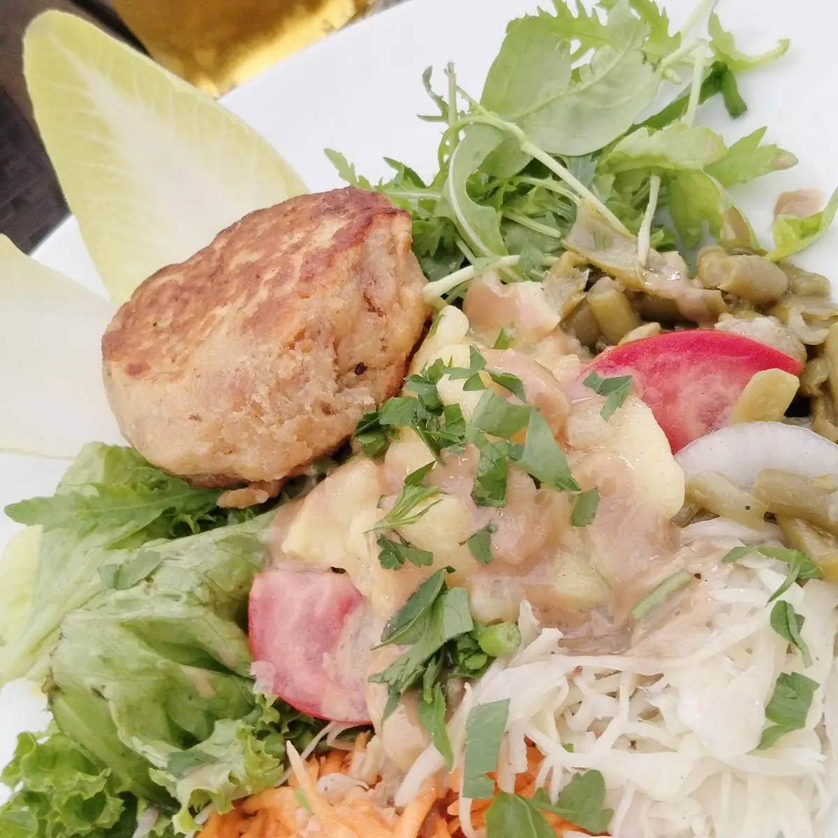 Salat Mit Kaspresskndelö