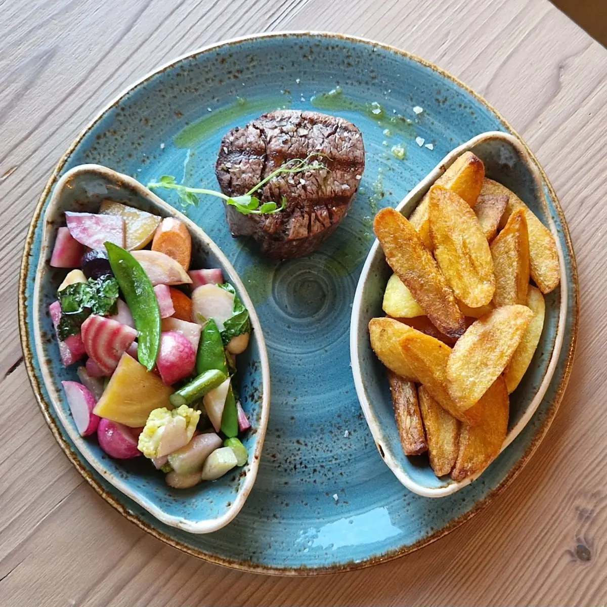 Filetsteak Bratkartoffeln