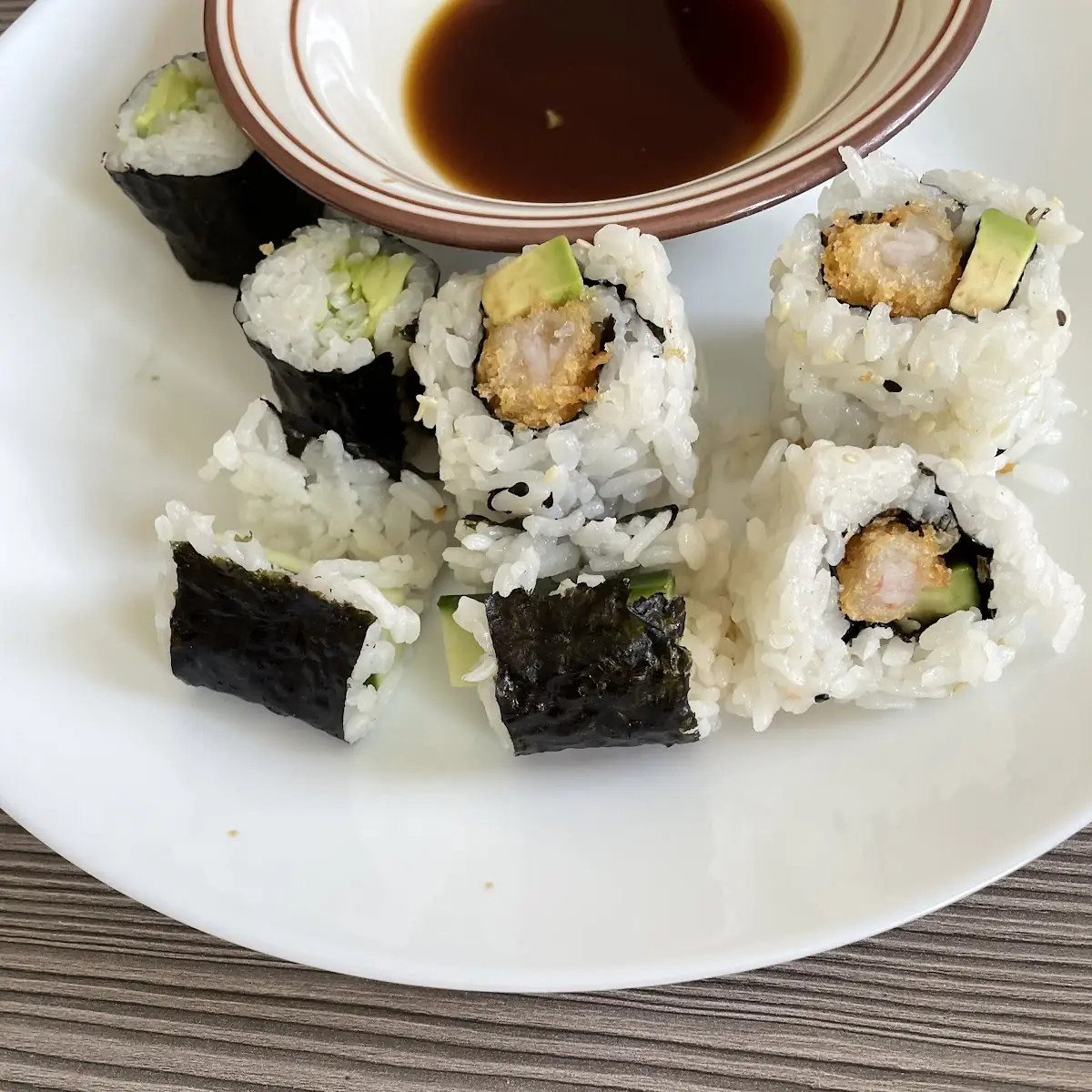 Maki Vegetable Maki Shrimp Tempura