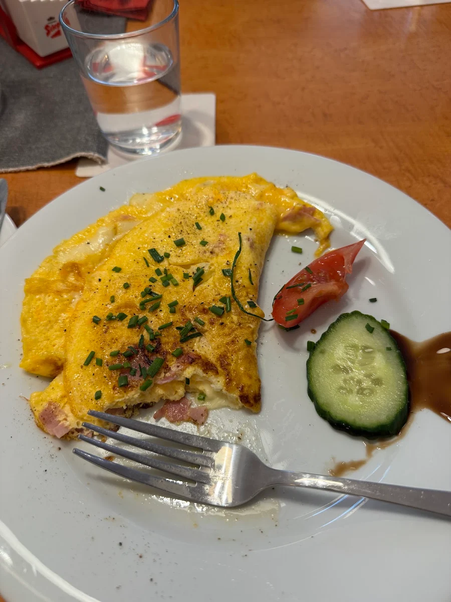Omelett Mit Schinken Und Käse