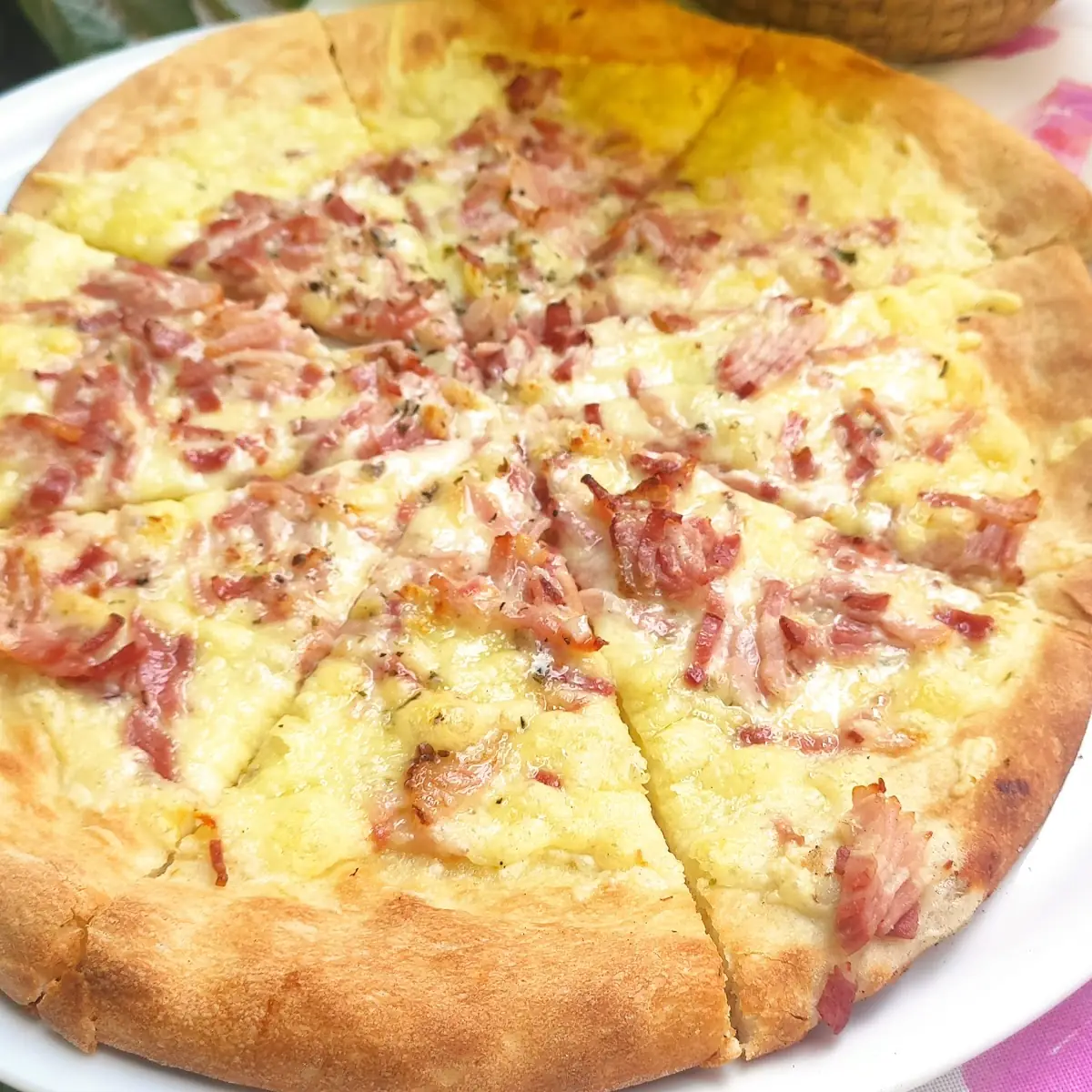 Pizzabrot Schinken Und Käse