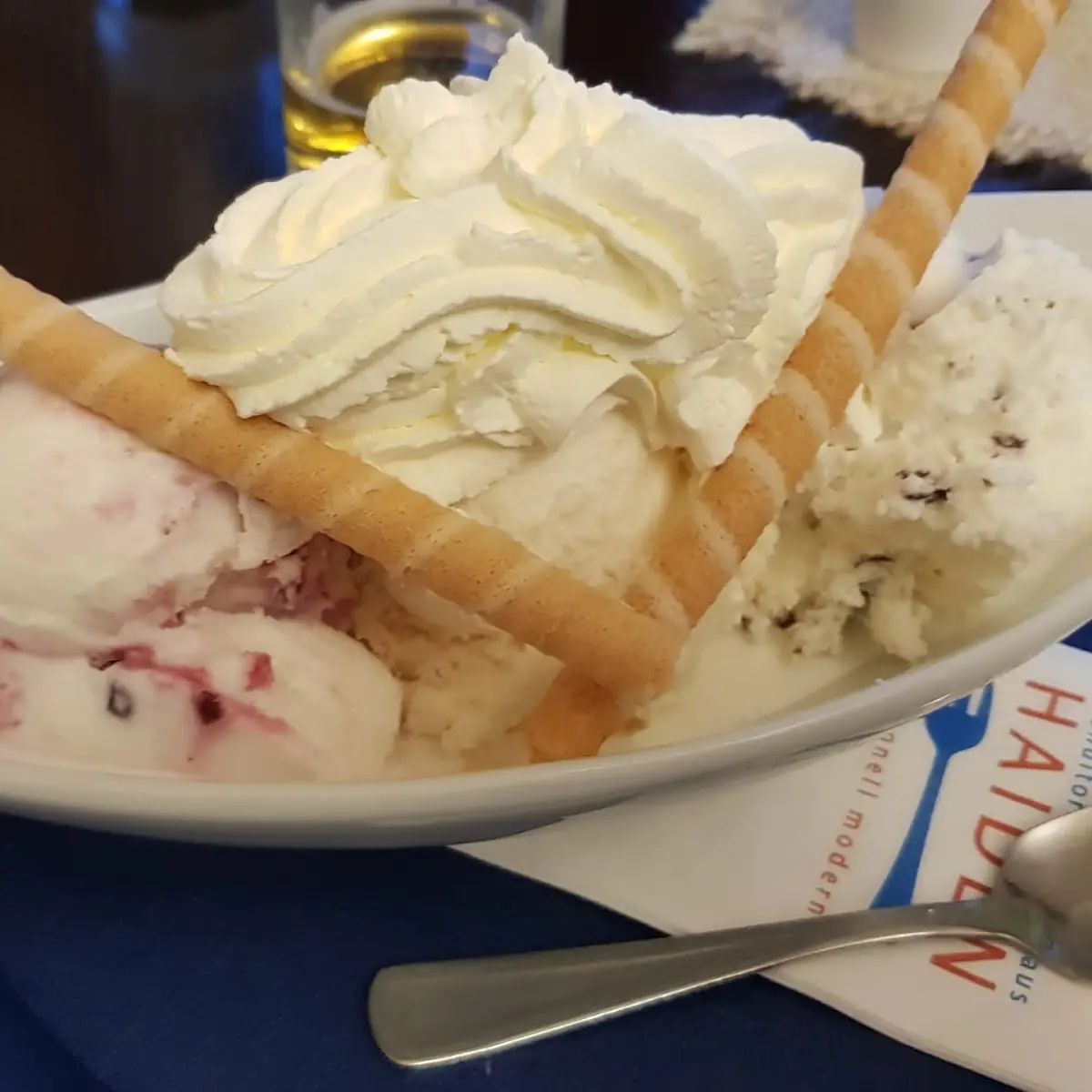 Eis Mit Schlag
