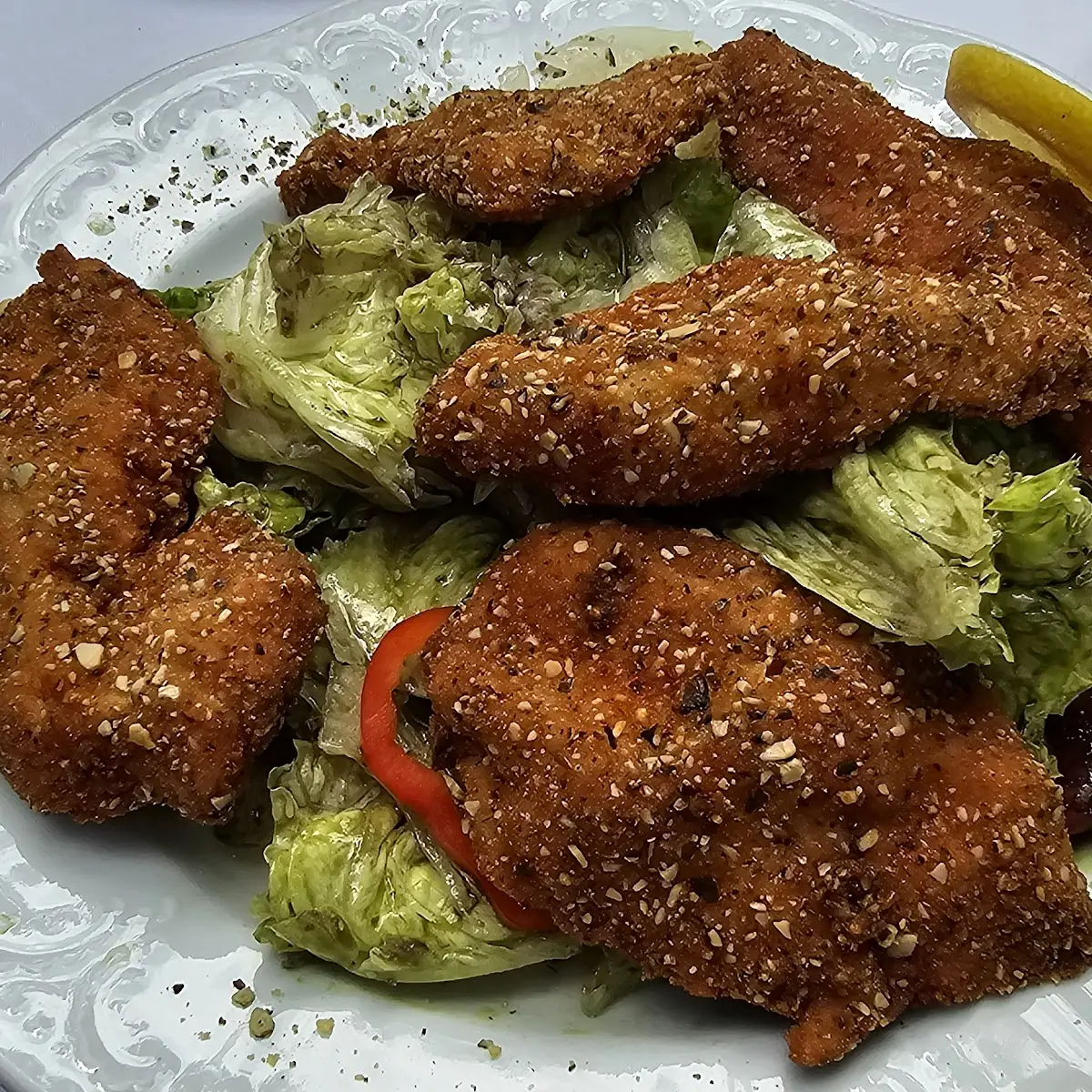 Backhendlsalat
