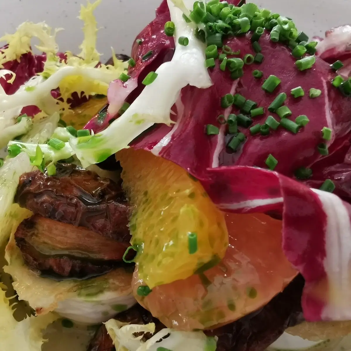 Kerbelknolle - Gebratener Ziegenkäse
