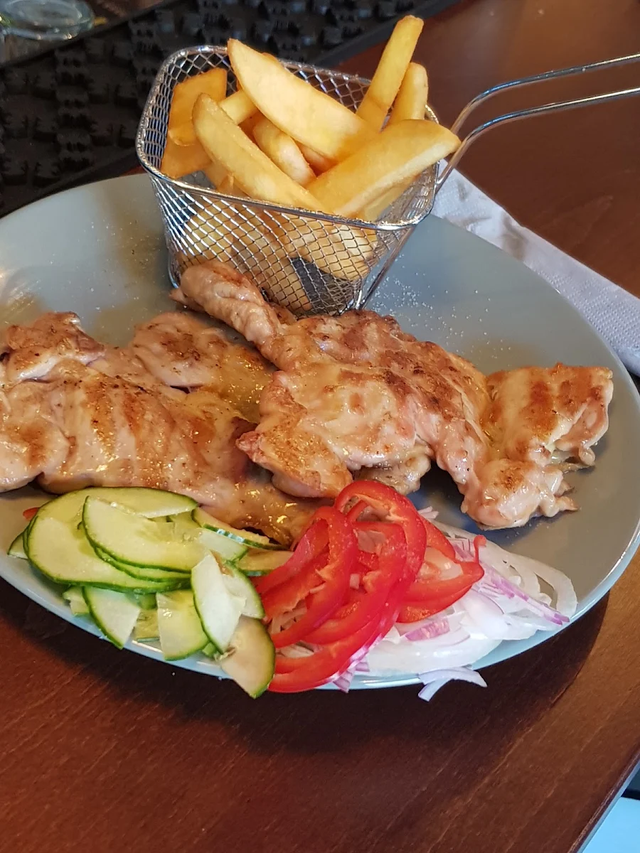 Hühnerkeule Gegrillt