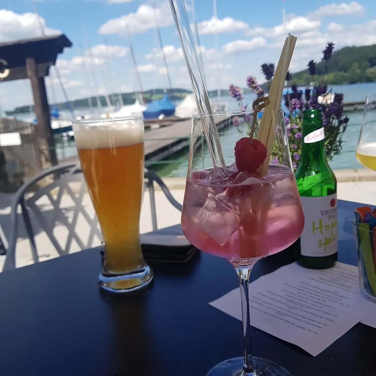 Alkoholfreier Rosencocktail