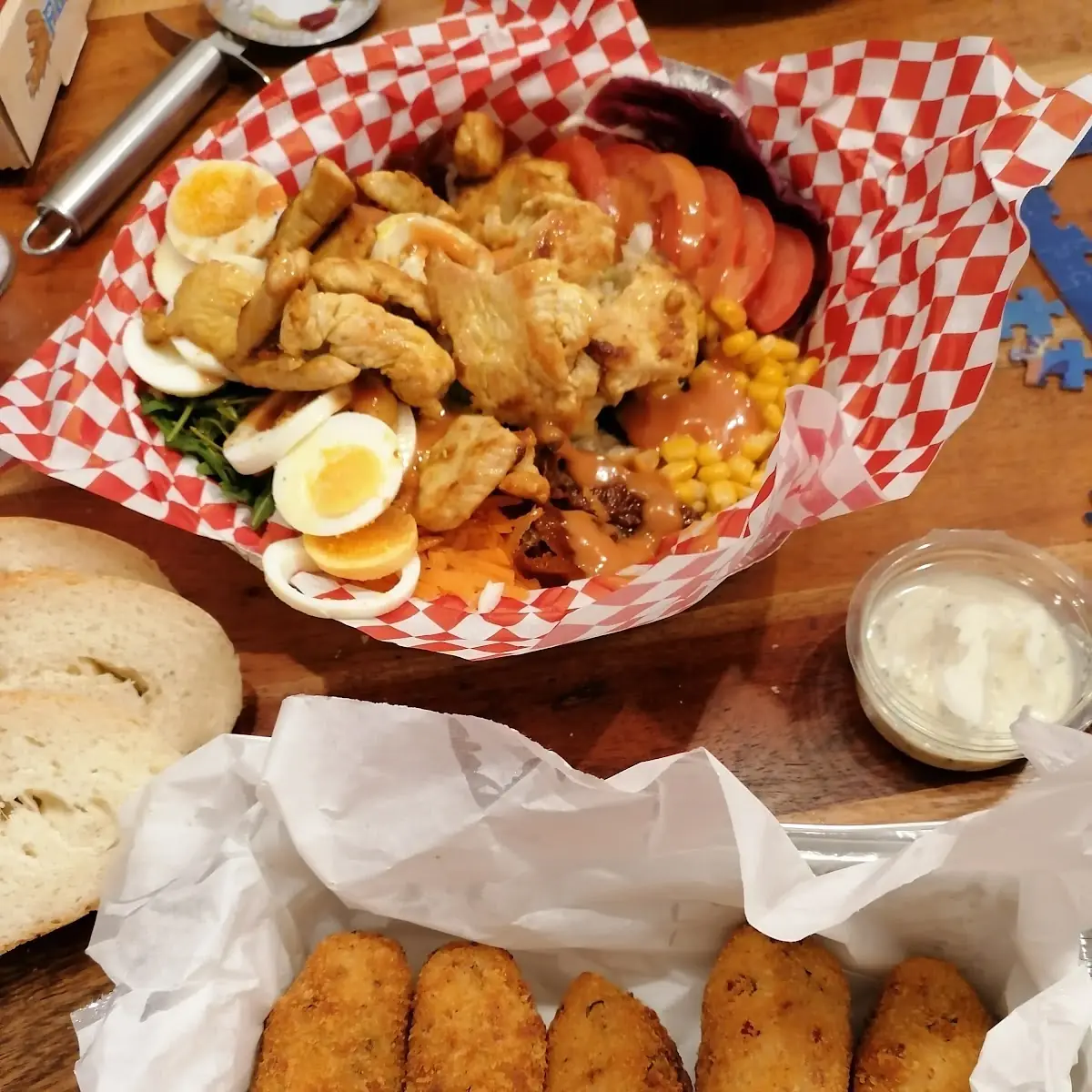 Salat Tomcat Und Risottobällchen