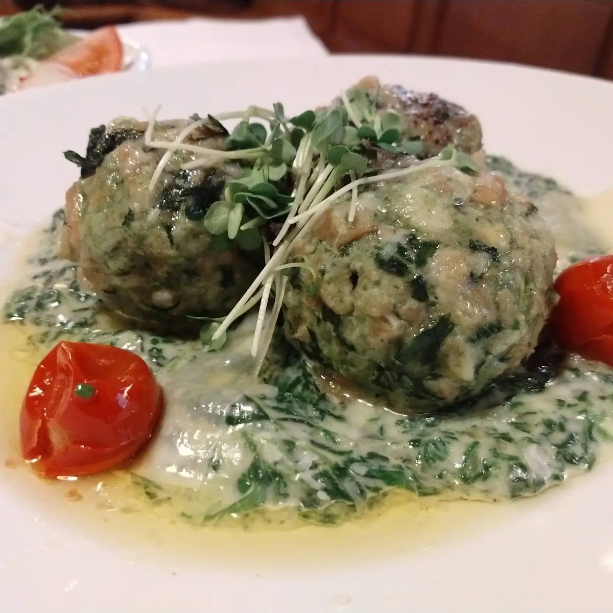 Spinatknödel
