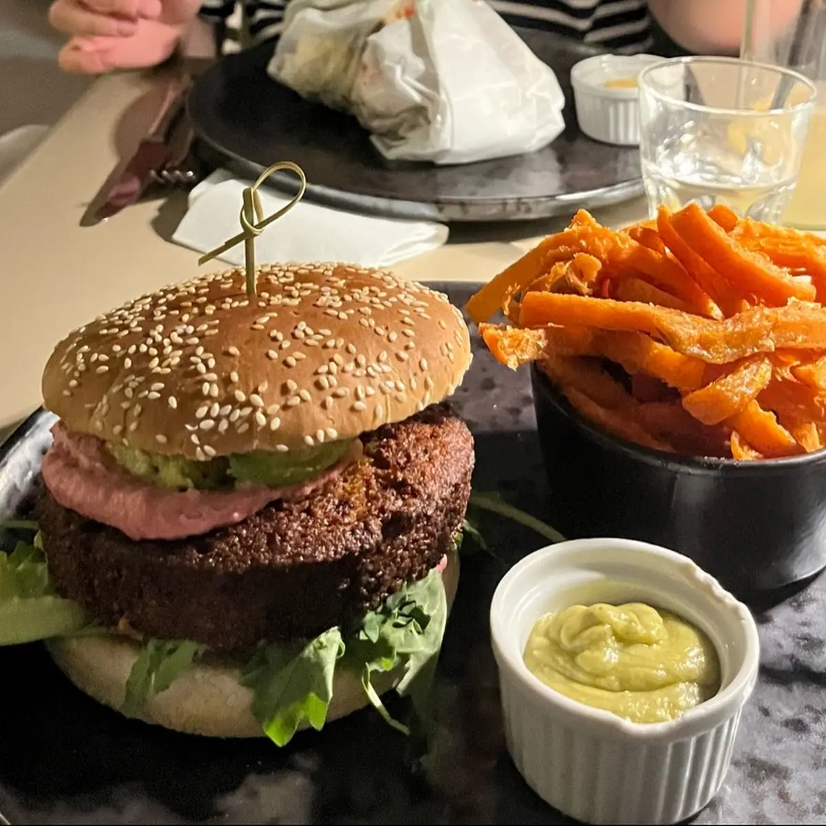 Veganer Burger