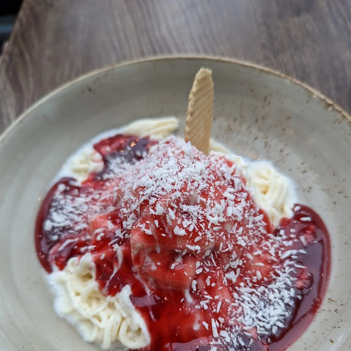 Spaghetti Eis