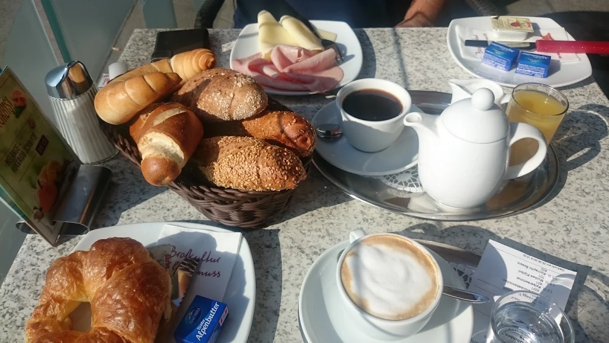 Großes Frühstück Und Französisches Frühstück