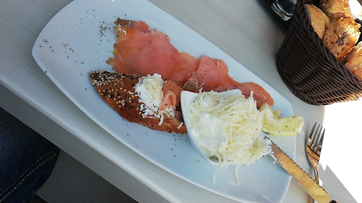 Lachsfrühstück