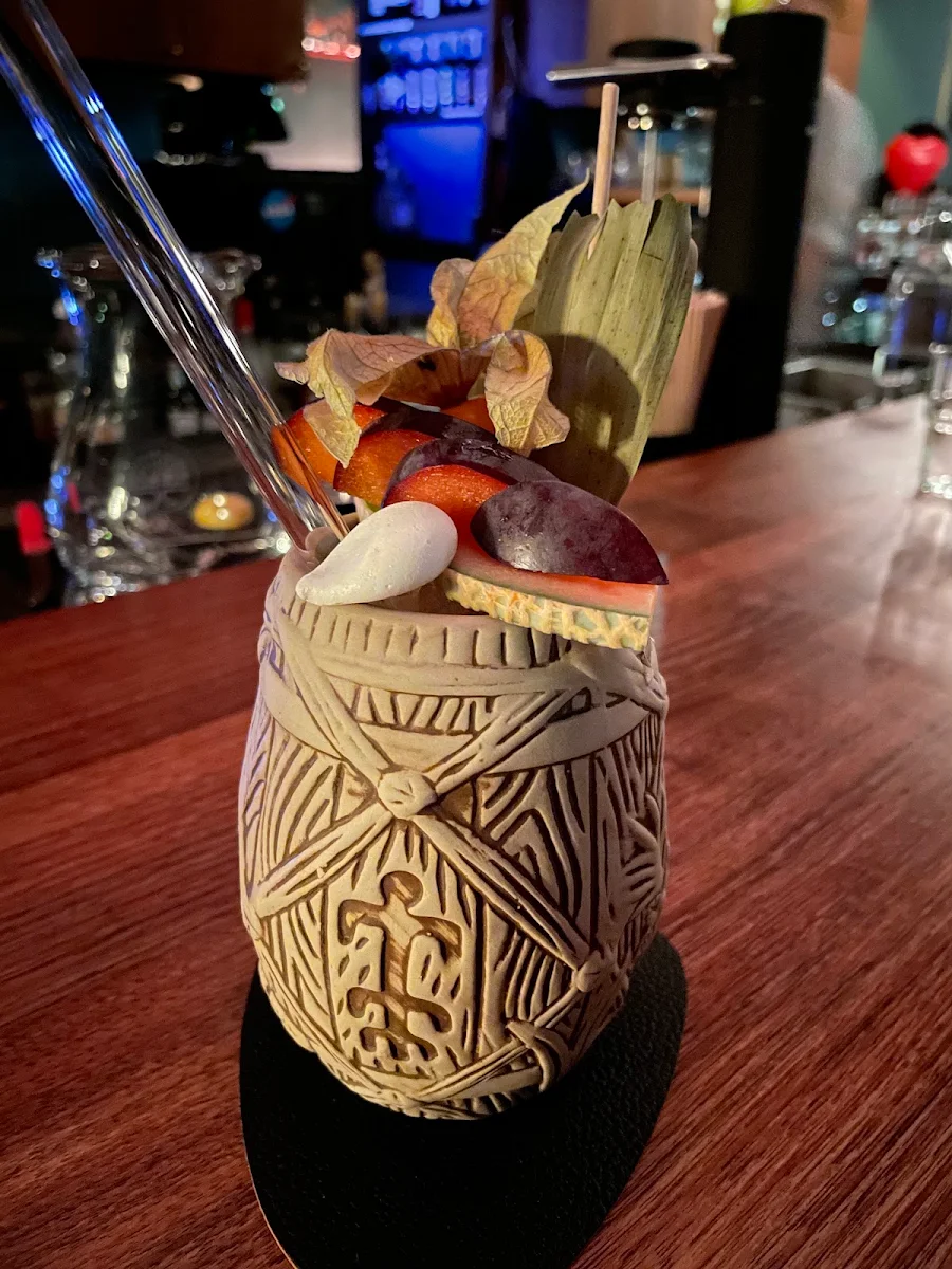 Tiki Cocktail Natürlich Mit Rum