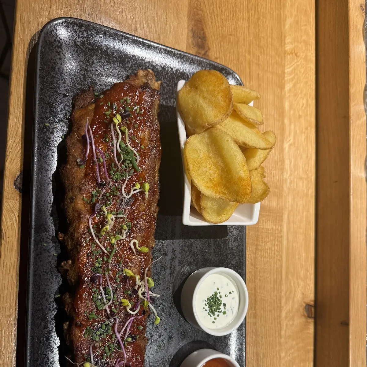 Spareribs Mit Kartoffelchips