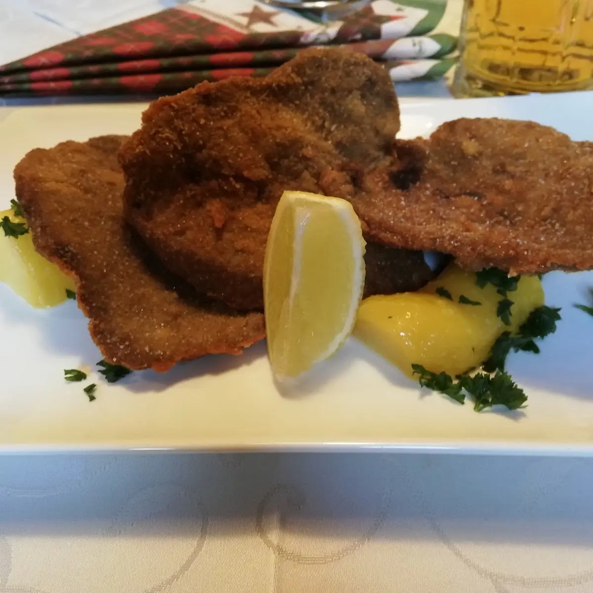 Paniert Leber