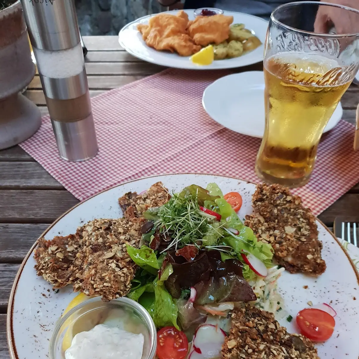 Backhendlsalat