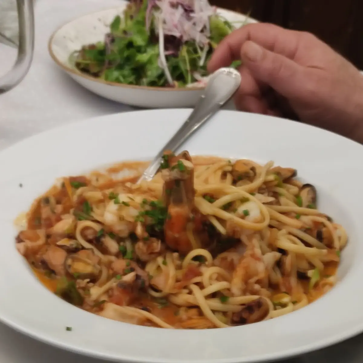 Pasta Mit Meeresfrüchten