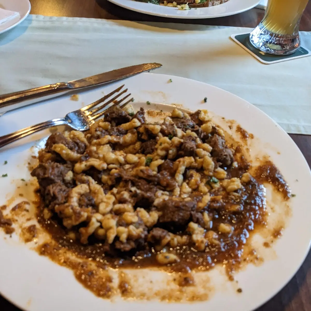 Goulash From Vorarlberg Beef With Butter Spaetzle