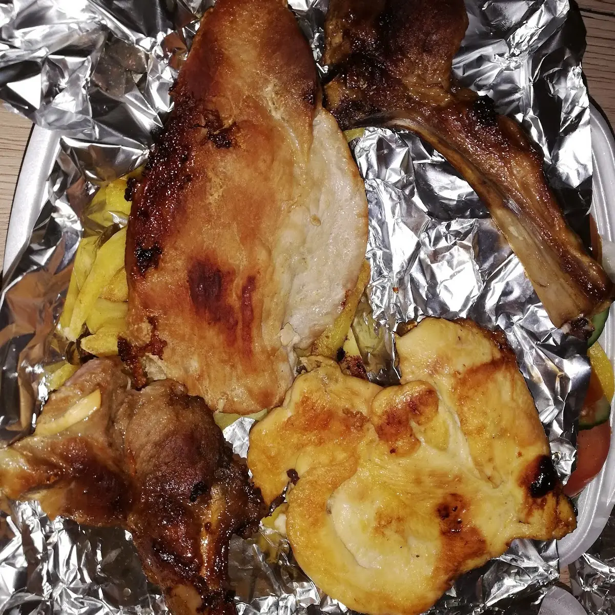 Halbes Grillhuhn