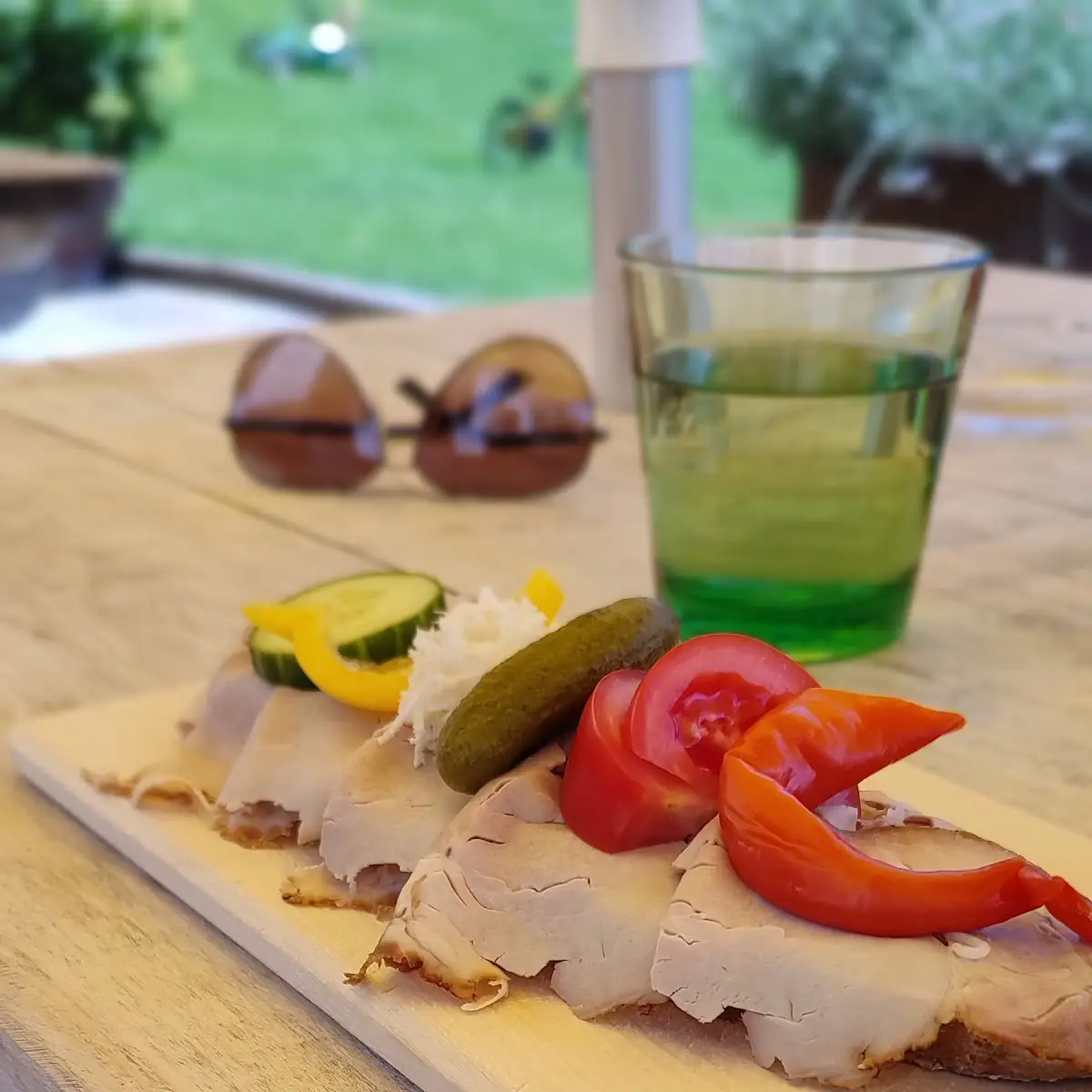 Schweinebraten Brot