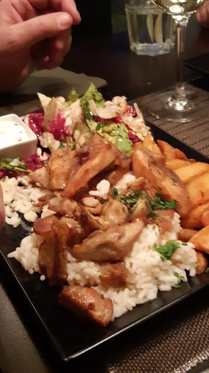 Hühner Gyros