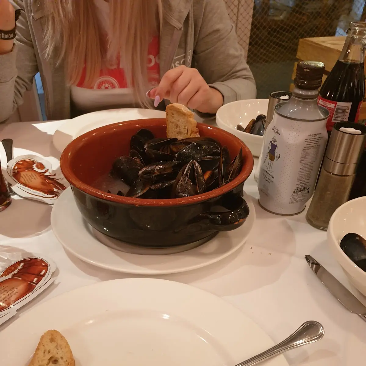 Muscheln Prosecco