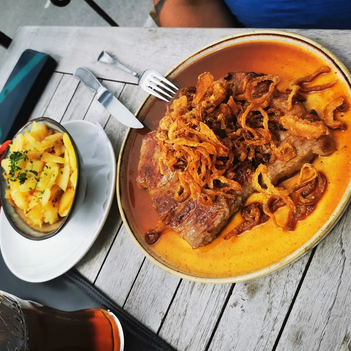 Zwiebelrostbraten